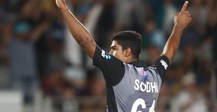 Ish Sodhi Breaks Southee’s Record in T20Is